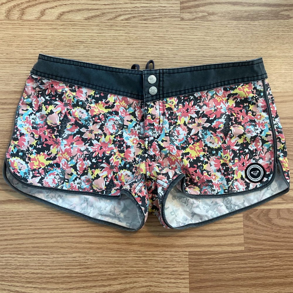 Roxy board shorts juniors 5 short swim trunks floral